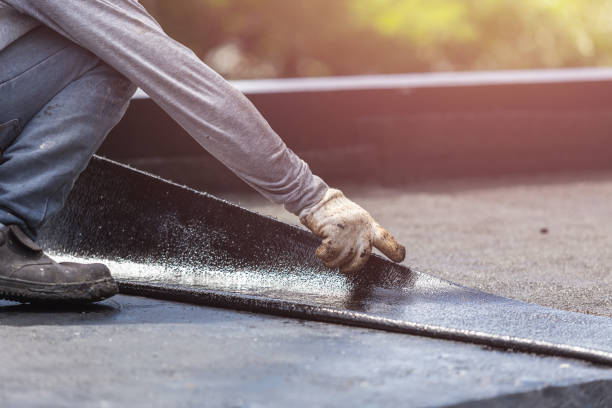 Professional Basement Waterproofing technician working in Lynx, OH